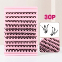 Extensions de cils en grappes 20D à volume intense pour auto-greffe DIY