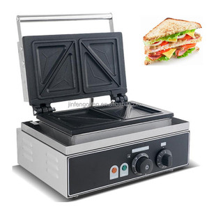 Guangdong Hot Sell Gas <span class=keywords><strong>Panini</strong></span> Press avec plaques antiadhésives Sandwich Press Grill Maker - Product Image 3