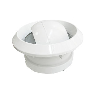 Fora da prateleira Ar Condicionado bola bico jato Plastic Air Outlet Round teto duto ventilação tampa para Hvac - Product Image 4