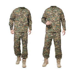 ÉCHANTILLON GRATUIT ACU Combinaison de randonnée Camouflage d'entraînement Veste de chasse spéciale pour hommes Pantalon Vêtements unis - Product Image 5