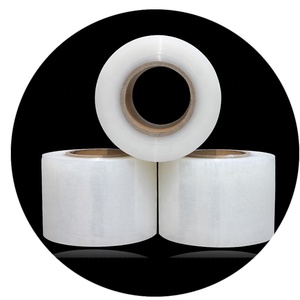 Strech <b>Wrap</b> Hand Use Mini Stretch Film With Handle <b>Plastic</b> Pallet Stretch <b>Wrap</b> Film - Product Image 1