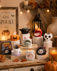 Ornements en résine pour Halloween, figurines mignonnes de citrouille et de fantôme en cristal pour la décoration de bureau et <span class=keywords><strong>les</strong></span> cadeaux de fête - Product Image 2