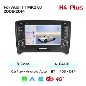 Autoradio MEKEDE Car-play Auto 4 cœurs WiFi Lecteur audio musical 8227 2+32G GPS FM BT pour <span class=keywords><strong>Audi</strong></span> <span class=keywords><strong>TT</strong></span> <span class=keywords><strong>MK2</strong></span> 8J 2006-2014 - Product Image 1