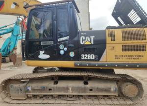 Excavatrice Caterpillar 326D d'occasion de taille moyenne 26 tonnes en bon état, sans réparations importantes, en stock - Product Image 3