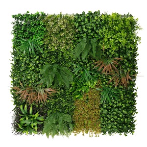 Artificial Plant <b>Wall</b> <b>Panel</b> Set Maintenance Free For Residential Commercial Decoration - Product Image 4