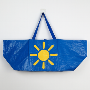 Large Custom Logo PP Woven Shopping <b>Bag</b> Heavy Duty Reusable Tote for Travel Storage Organizer Eco Friendly <b>Carry</b> <b>Bag</b> Foldable - Product Image 5