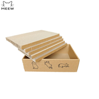 Griffoir pour chat en carton, maison pour chat, tapis à griffer en carton ondulé, jouet de repos pour chats d'intérieur, vente en gros