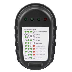 Probador de pedestal de potencia RV 50 Amp, Analizador de circuito RV 125V/250V, probador de receptáculo NEMA 14-50P para remolques de viaje - Product Image 3