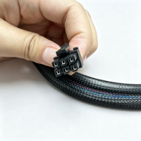 Maßgefertigtes Versilbertes Kupfer 30AWG Server-SAS-Kabel SFF-8482 29-polig Mit Separatem Stromabzweig Backplane-Kabelbaum