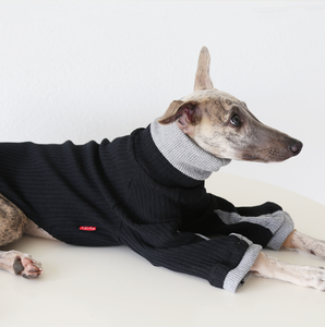 Pull en tricot épais à manches évasées pour chien, idéal pour les lévriers italiens et les whippets, coupe 3D, doux, vêtement d'hiver pour animaux de compagnie - Product Image 3