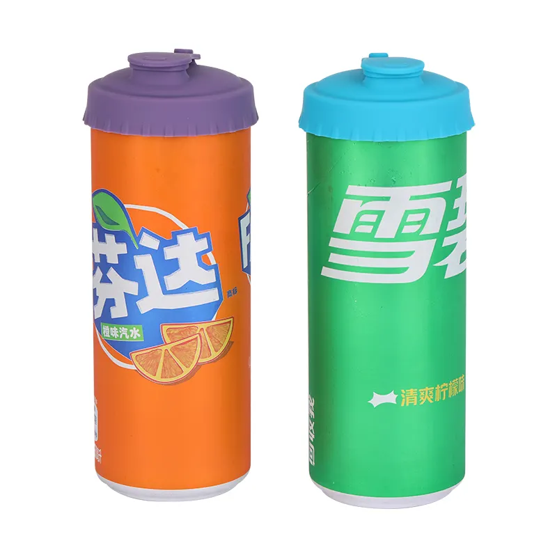 2022 New Silicone Soda Can Lids Reusable Beer Can Covers Protector for Standard Bottle Can
