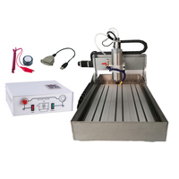 CNC routeur graveur 3040 USB fraisage avec réservoir d'eau pour métal pierre travail Fiber Laser gravure tour bois aléseuses