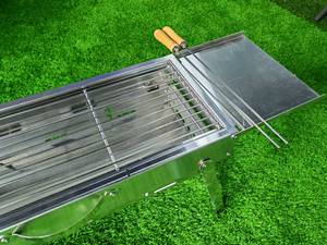 Updated Portable Charcoal Grill for <strong>BBQ</strong>, Quick Folding Grill, Stainless Steel <strong>Foldable</strong> <strong>BBQ</strong> Grill for Outdoor Camping - Product Image 4