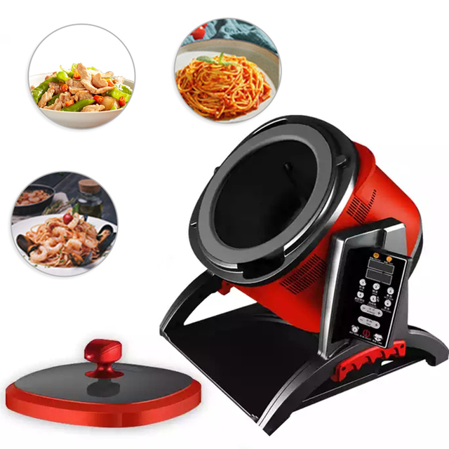 GT6 Artificial Intelligence and Automatic Cooking Machine with a Robotic Function for Smart Cooking