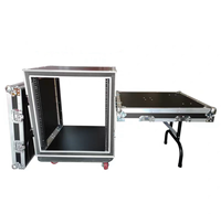 Boîte d'aviation professionnelle à double porte amplificateur Console de mixage sonore boîtier d'armoire résistant aux chocs 10U12U16U20U série de mallettes à outils
