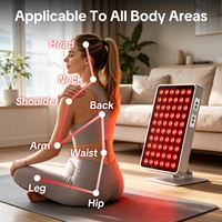 Panneau de luminothérapie rouge haute puissance Aptredlight, 6 longueurs d'onde, écran tactile, bouton, machine de luminothérapie infrarouge PDT pour le corps