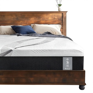 Matelas hybride 12 pouces taille double fermeté moyenne à ressorts ensachés zonés <span class=keywords><strong>pour</strong></span> le mal de dos, avec mousse à mémoire de forme au <span class=keywords><strong>charbon</strong></span> de bambou et lyocell rafraîchissant - Product Image 1