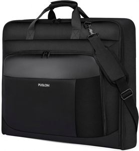 Muestra gratuita: Bolsa de viaje plegable grande para trajes, personalizada, negra, resistente al agua, para mujer, sin arrugas. - Product Image 6