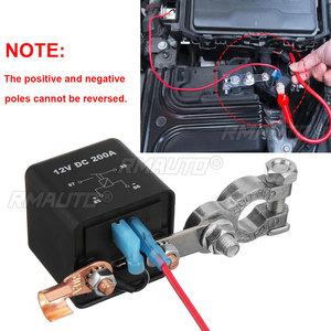 Interrupteur universel de batterie 12V 200A avec relais intégré, télécommande sans fil, coupe-circuit, isolateur, interrupteurs maîtres - Product Image 3