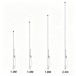<span class=keywords><strong>Antenne</strong></span> marine VHF <span class=keywords><strong>FM</strong></span> HUAHONG MA-F01 2,4 m avec 9 dBi 6 dBi omnidirectionnelle <span class=keywords><strong>pour</strong></span> <span class=keywords><strong>radio</strong></span> de <span class=keywords><strong>bateau</strong></span> SSB, support inclus - Product Image 1