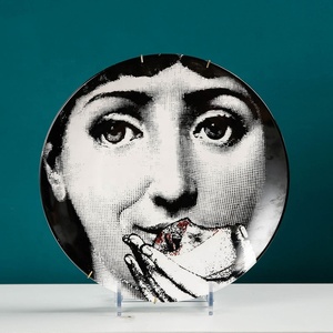 Plato Decorativo de Estilo Nórdico en Oferta, Plato Colgante de 8 Pulgadas, Plato de Cerámica Vintage Europeo - Product Image 5