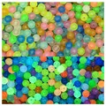 SOJI Factory Direct 6mm 8mm 10mm 12mm Round Glow in the dark acrylic beads luminous loose beads for jewelry making