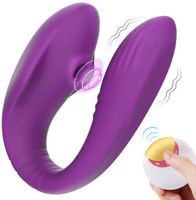 Vibrateurs doubles télécommandés pour couple, vibrateur en forme de U portable, stimulateur du point G et du clitoris, jouets sexuels pour adultes pour femme