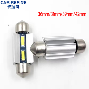 CAR-REFINE 2SMD CSP 1860 31mm 36mm 39mm 42mm Led Ampoule C5W Canbus Festoon Dome Intérieur Ampoule C5w Led Plaque D'immatriculation - Product Image 5