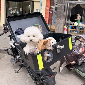 Caja de Almacenamiento Trasera <span class=keywords><strong>para</strong></span> Scooter/<span class=keywords><strong>Motocicleta</strong></span> Eléctrica, Resistente al Agua, Ventilada, Resistente a Bajas Temperaturas, de PP Reforzado - Product Image 2
