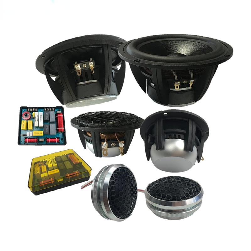 Автомобильный аудио 3 полосная компонентная акустическая 3-полосная комплектующие для 6,5 "дюймов колонки для автомобилей