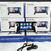 Console de jeu portable rétro X9, écran HD de 5,5 pouces, lecteur vidéo portable, cadeau pour enfants, TV Play
