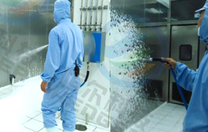 Station de <span class=keywords><strong>lavage</strong></span> centralisée et de nettoyage à la mousse industrielle pour usines agroalimentaires : système de rinçage à l'eau + nettoyage à la mousse + pulvérisation désinfectante - Product Image 4