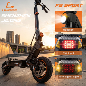 Trottinette électrique pliable KUGOO F3 Sport 22Ah, trottinette électrique rapide pour adultes, trottinettes électriques tout-terrain pliables - Product Image 4