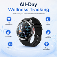 Reloj Inteligente con Monitoreo de Salud Avanzado, Batería de Larga Duración, Seguimiento de Actividad para Viajes de Negocios, Distribuidor