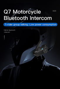 Casco de motocicleta Bluetooth Headset <span class=keywords><strong>EJEAS</strong></span> <span class=keywords><strong>Q7</strong></span> para 7 Riders Toggle Intercom con función FM - Product Image 3