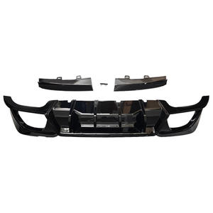 Diffusore Posteriore Nero Lucido per Paraurti Auto <span class=keywords><strong>BMW</strong></span> Serie 3 G20 M Tech 2019+ - Product Image 2