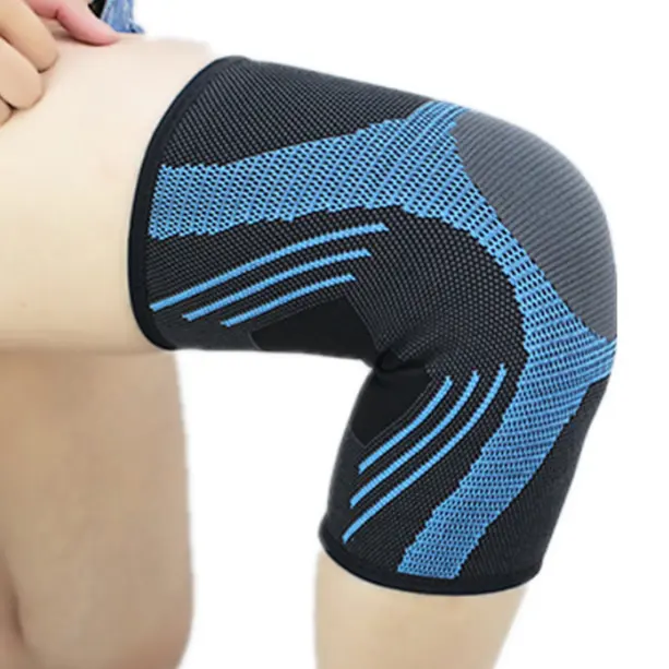 Hochwertige medizinische elastische Sport übung Stricken Mode Knie-Ärmel-Orthese