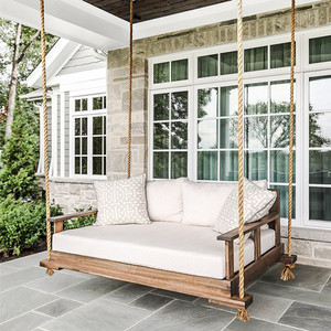 Muebles de fábrica al aire libre hamaca de jardín marco de aluminio moderno columpio cuerda sofá <span class=keywords><strong>colgante</strong></span> - Product Image 5