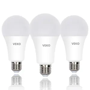 VEKO Bombillas LED ENERGY EFICIENT, CÁLIDA/NATURAL/BLANCA, 5W, 7W, 9W, 12W, 15W, 18W, 20W, E14/E27/B22