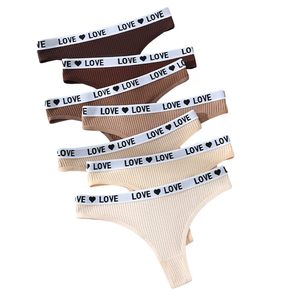 Women's Double Layer Seamless Cotton Panties Thin and Breathable Sport <strong>Thong</strong> <strong>Plus</strong> <strong>Size</strong> Skin Friendly and Comfortable