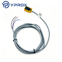 Sensor Proximitas Induktif YPROX Seri 9C Presisi Tinggi 10-30V DC 3-Kawat Kuningan Berlapis Nikel IP67 Jarak Penginderaan 8mm 300Hz