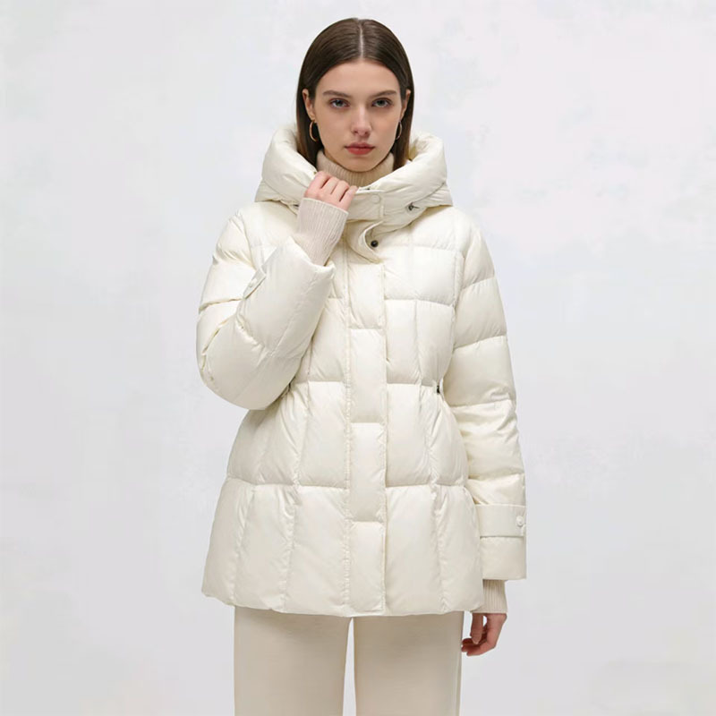 Customizable Women s Warm Simple Puffer