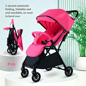 <span class=keywords><strong>Sombrilla</strong></span> Plegable Automática JXB Fashion para Cochecito de Bebé, con Gran Cesta de Almacenamiento - Product Image 5