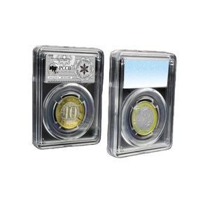 Storage Case for PCGS NGC Coin 41 Sizes from 9.5mm to 40mm Clear Coin Slabs Acrylic plastic display box