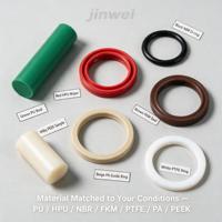Jinwei - Anillo de retención de guía de sello de pistón de varilla limpiadora de cilindro hidráulico de PU, NBR, FKM, directo de fábrica, para excavadora, montacargas, grúa