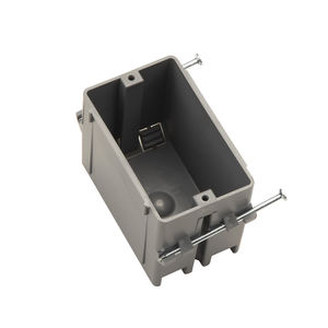 קופסת חשמל חדשה מסוג Barep ETL Listed, בעלת פתח אחד, עשויה PVC, עבור מתג, GFCI, דימר, נפח 18 אינץ' מעוקב. - Product Image 3