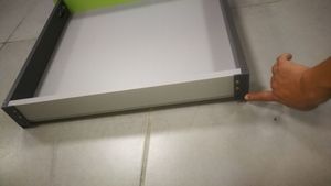 Guida scorrevole per cassetto con chiusura ammortizzata per pannello laterale di cassettiera sottile - Product Image 6