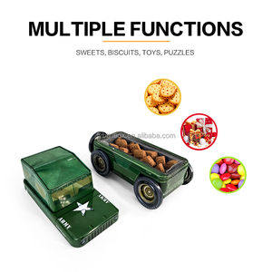 JYB Lata de Metal con Diseño de Jeep, Ecológica, para Guardar Galletas, Dulces, Chocolate, Recipiente de Metal con Diseño de Jeep, Regalo de Cumpleaños para Niños - Product Image 6