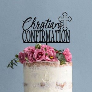 Versátil Peace Dove Cross Cake Topper Bautismo Suministros para fiestas de primera comunión Adecuado para Cupcake Toppers y centro de mesa - Product Image 3