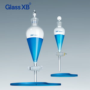 กรวยแก้วทนความร้อนสูง60-2000มล. กรวยแยกทรงลูกแพร์ - Product Image 2